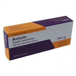 Аклотин (Тиклопидин, Тикло) 250мг 60шт в Сочи и области фото